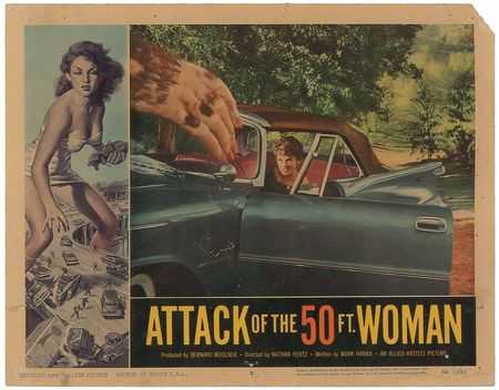 Lot #3054 Attack of the 50 Foot Woman Lobby Card Set - Image 3
