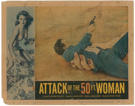 Lot #3054 Attack of the 50 Foot Woman Lobby Card Set - Image 5