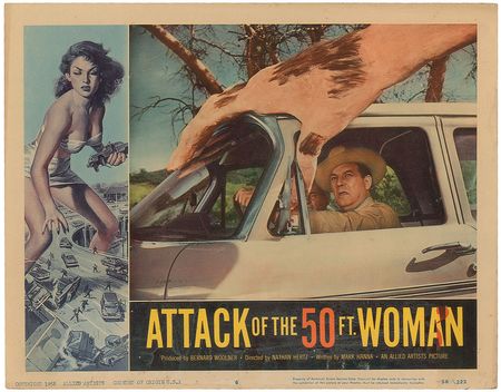 Lot #3054 Attack of the 50 Foot Woman Lobby Card Set - Image 6