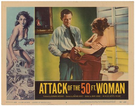 Lot #3054 Attack of the 50 Foot Woman Lobby Card Set - Image 8