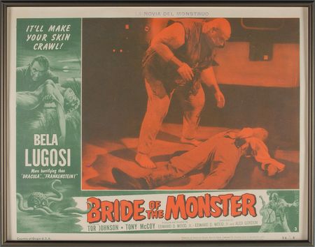 Lot #3040 Bride of The Monster Lobby Card Set - Image 3