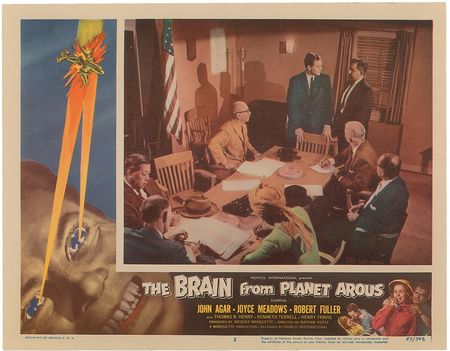 Lot #3053 The Brain From Planet Arous Lobby Card Set - Image 3