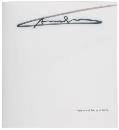 Lot #3193 Andy Warhol Signed Book - Image 1
