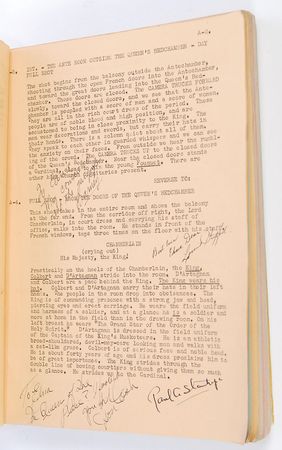 Lot #3065 The Man in the Iron Mask Cast Signed Script - Image 8