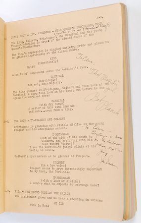 Lot #3065 The Man in the Iron Mask Cast Signed Script - Image 9