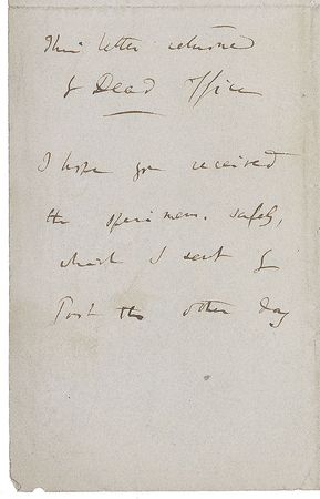Lot #156 Charles Darwin: The staunch anti-slavery evolutionist returns to a constant source of uncertainty, the different lice plaguing Europeans and “the Negroes born in N. America” - Image 3