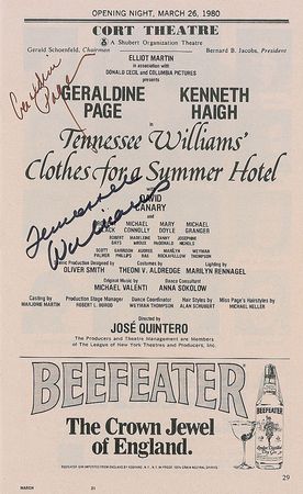 Lot #734 Tennessee Williams - Image 1