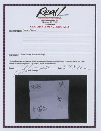 Lot #820 U2 Album - Image 2