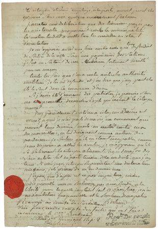 Lot #379 Augustin Robespierre Signed Letter - Image 4
