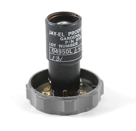 Lot #468 Apollo 15: Flown spare lightbulb assembly for Apollo 15?s Crewman Optical Alignment Sight - Image 1