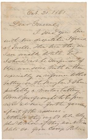 Lot #360 P. G. T. Beauregard: “I think it would be well to attack them whenever the opportunity presents itself” - Image 1