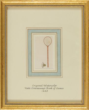 Lot #564 Kate Greenaway: Rare set of watercolor illustrations for her beloved Book of Games - Image 1