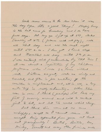 Lot #47 Dwight D. Eisenhower: ?When this war is over I think (perhaps) I?ll have my fill of moving around and will be content just to sit, and let the world whirl along? - Image 2