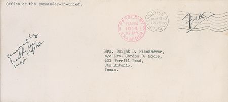 Lot #47 Dwight D. Eisenhower: ?When this war is over I think (perhaps) I?ll have my fill of moving around and will be content just to sit, and let the world whirl along? - Image 4