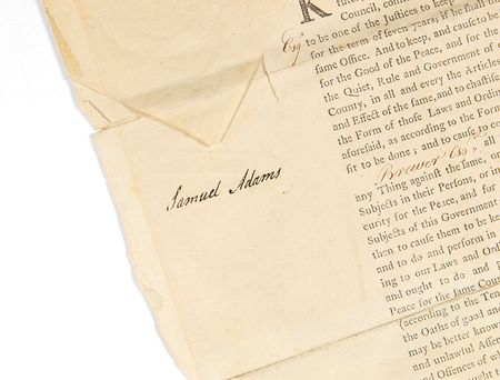 Lot #128 Samuel Adams: Supremely bold 1795 Samuel Adams appointment - Image 2
