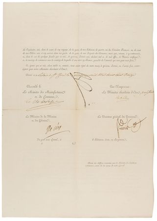 Lot #226 Napoleon: Opulence in 1813 France, importing “coffee and sugar from the French Colonies in America and Asia, cocoa, spices of every sort from the formerly Dutch islands” - Image 2