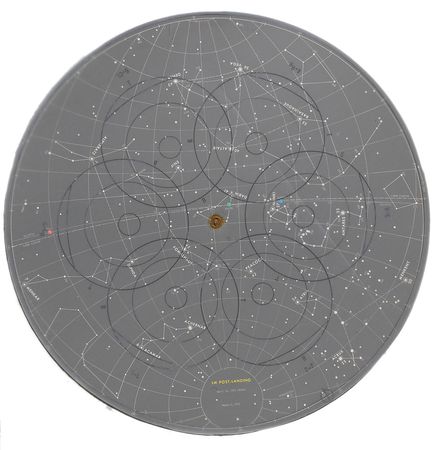 Lot #471 Apollo 16 Star Chart - Image 1