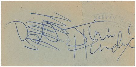 Lot #806 Jimi Hendrix: Rare signed ticket to his 1969 Stuttgart performance - Image 1