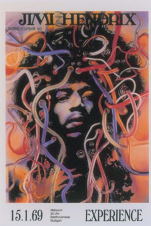 Lot #806 Jimi Hendrix: Rare signed ticket to his 1969 Stuttgart performance - Image 3