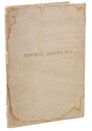 Lot #23 Theodore Roosevelt: Inscribed copy of Stonewall Jacksonâ€™s Way for a Washington socialite - Image 2