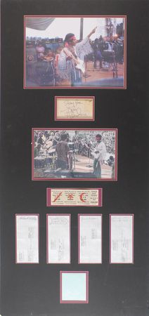 Lot #807 Jimi Hendrix: Band of Gypsys: Hendrix and his Woodstock bandmates: ?Stay free? - Image 1