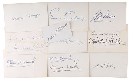 Lot #892 Actors and Actresses Signature - Image 2