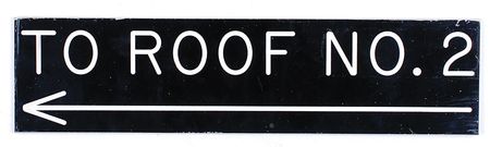 Lot #530 Launch Control Center Sign and Louver Sample - Image 1