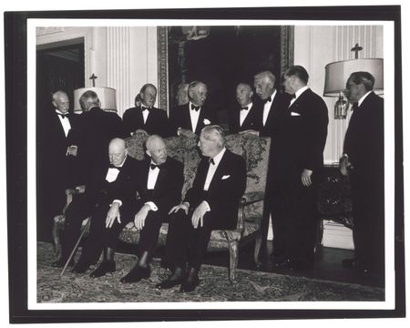 Lot #69 Presidential Photographs: Three American presidents—plus a sleepy Churchill—through the lens of a Navy photographer - Image 19