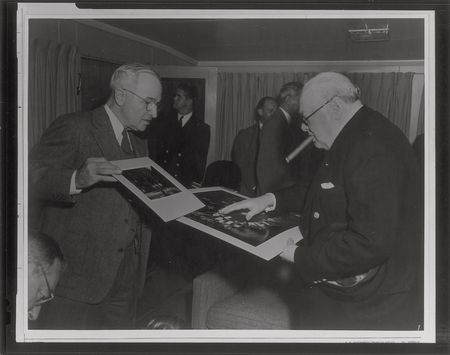 Lot #69 Presidential Photographs: Three American presidents—plus a sleepy Churchill—through the lens of a Navy photographer - Image 22