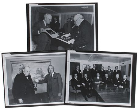 Lot #69 Presidential Photographs: Three American presidents—plus a sleepy Churchill—through the lens of a Navy photographer - Image 12