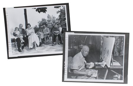 Lot #69 Presidential Photographs: Three American presidents—plus a sleepy Churchill—through the lens of a Navy photographer - Image 16