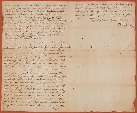 Lot #309 Henry Clay Signed Document - Image 2