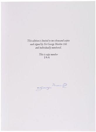 Lot #787 Beatles: George Martin: Exquisite limited memoir of the ?Fifth Beatle? - Image 1