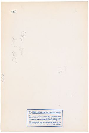 Lot #553 Henri Cartier-Bresson Photograph - Image 2