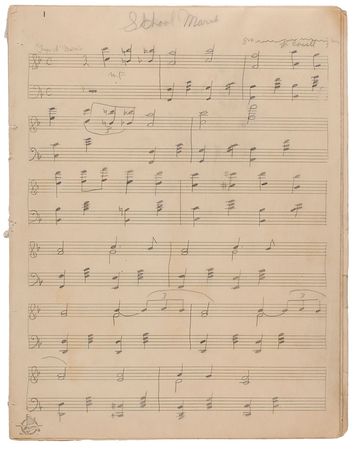 Lot #743 Henry Cowell: Over 50 pages of autograph manuscripts by the experimental composer - Image 1