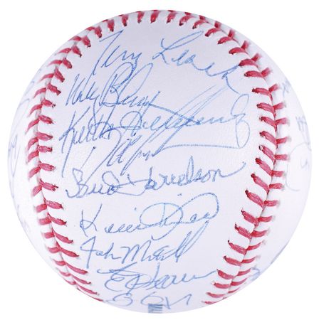 Lot #1004 NY Mets: 1986 Signed Photograph - Image 2