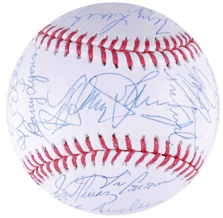 Lot #1004 NY Mets: 1986 Signed Photograph - Image 5