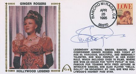 Lot #958 Ginger Rogers Commemorative Covers - Image 3