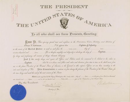 Lot #33 Woodrow Wilson Signed Document - Image 2