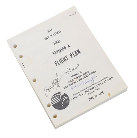 Lot #473 Apollo-Soyuz Flight Plan - Image 2