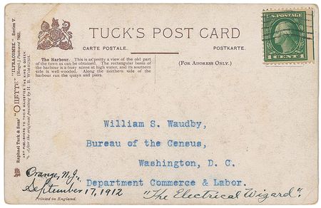 Lot #158 Thomas Edison Postcard - Image 2