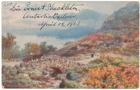 Lot #292 Ernest Shackleton Postcard - Image 2
