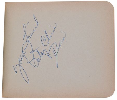 Lot #799 Patsy Cline and Cowboy Copas Autograph Book - Image 1