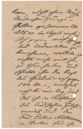 Lot #737 Max Bruch Handwritten Letter Signed - Image 2