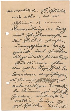 Lot #737 Max Bruch Handwritten Letter Signed - Image 3