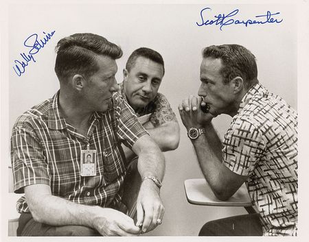 Lot #416 Mercury Astronauts Signed Photograph - Image 2