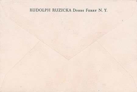 Lot #729 Rudolph Ruzicka Handwritten Letter Signed - Image 4