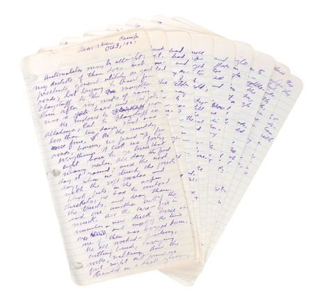 Lot #655 Zane Grey Handwritten Manuscript - Image 1