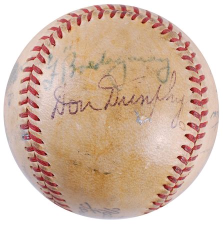 Lot #991 Brooklyn Dodgers: 1940s - Image 3