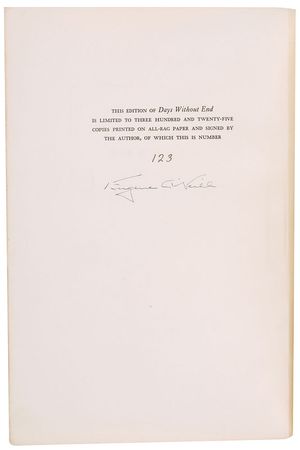 Lot #725 Eugene O’Neill - Image 1